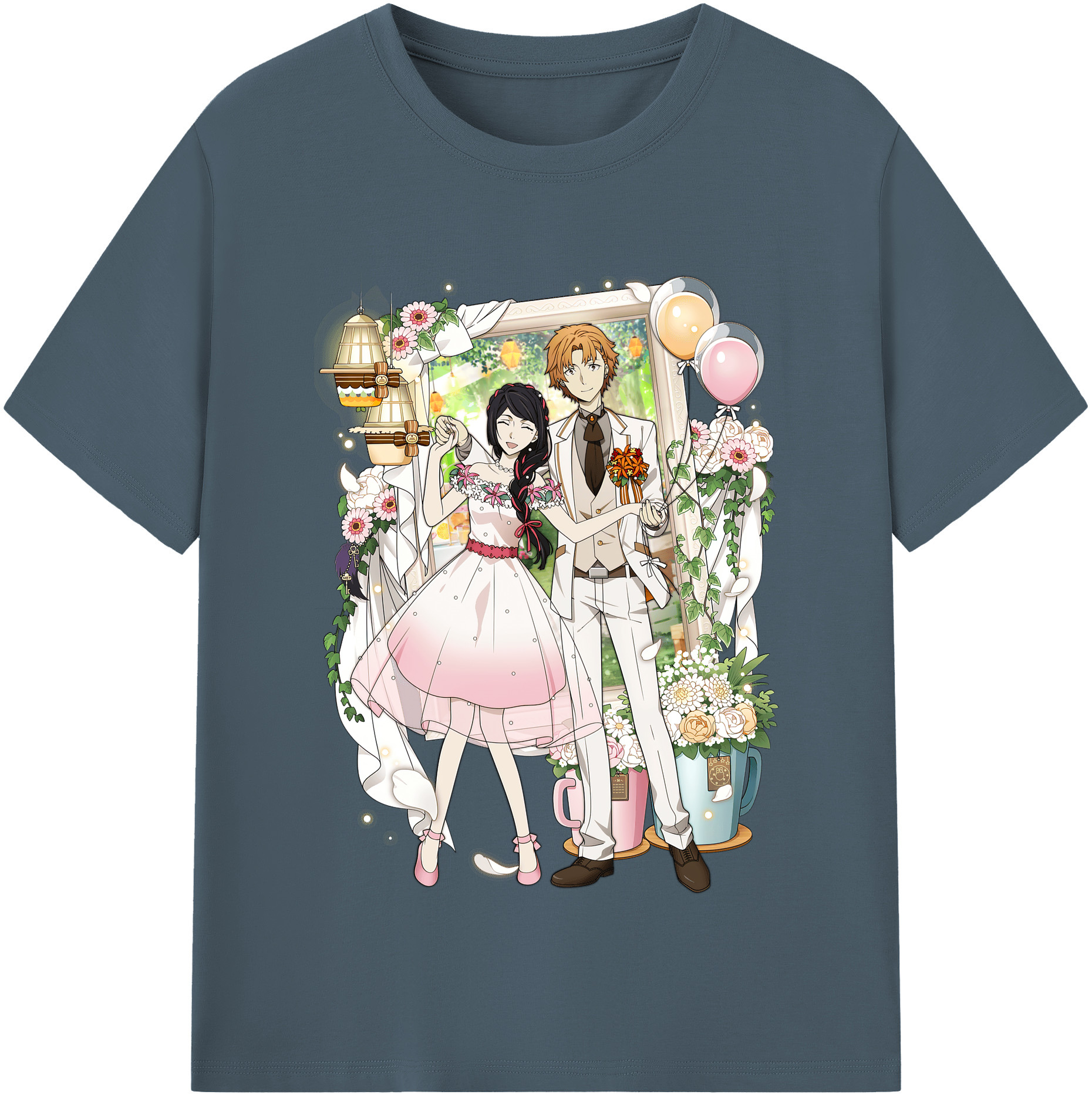 （画像用） 文豪ストレイドッグス Bungo Stray Dogs 綿100％半袖Tシャツ（フロントプリント）